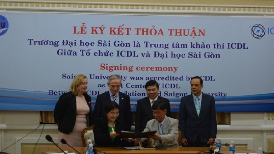 Sai Gon University accredited as first ICDL centre in HCM City
