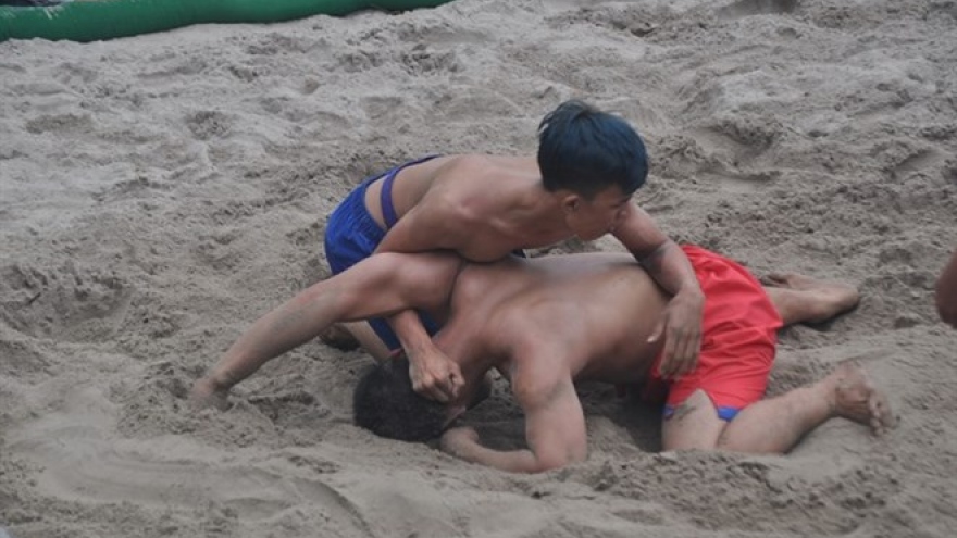 Thua Thien-Hue holds wrestling bout to warm up new year