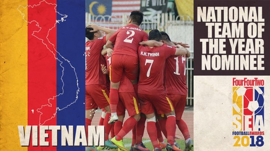 Vietnam U23s in top 3 nominees for National Team of The Year