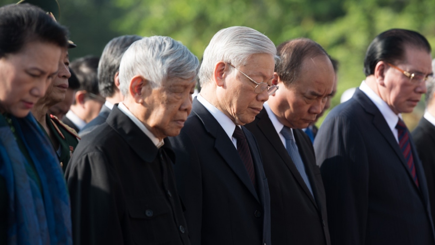 Party and State leaders pay tribute to martyrs