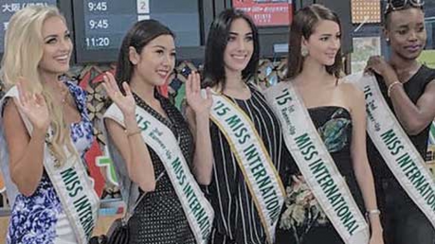 Thuy Van joins Miss International activities in Japan
