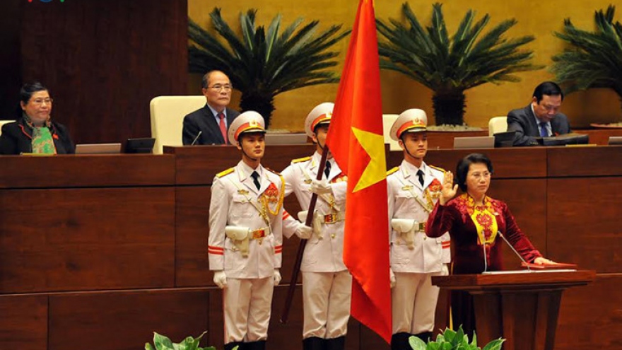 In photos: key leaders sworn into office