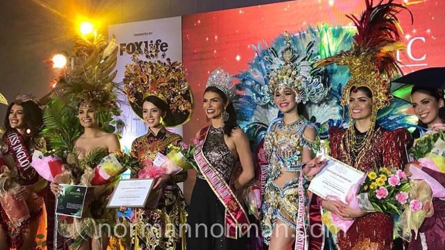 Vi wins first runner-up of national costume contest in Manila
