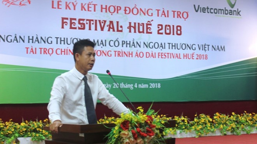 Vietcombank becomes bronze sponsor for Hue Festival 2018