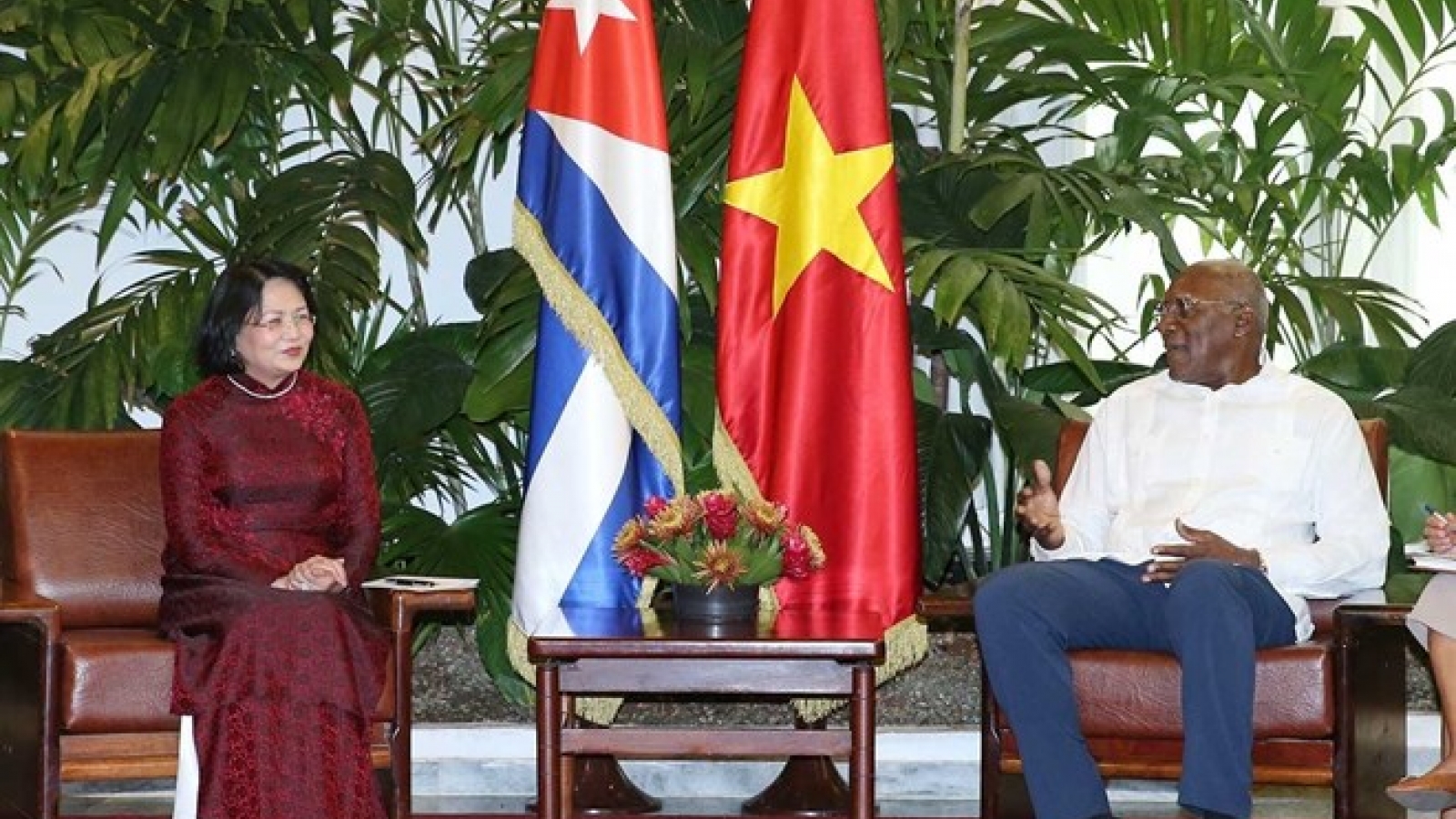 Vice Presidents talk ways to reinforce Vietnam-Cuba relations