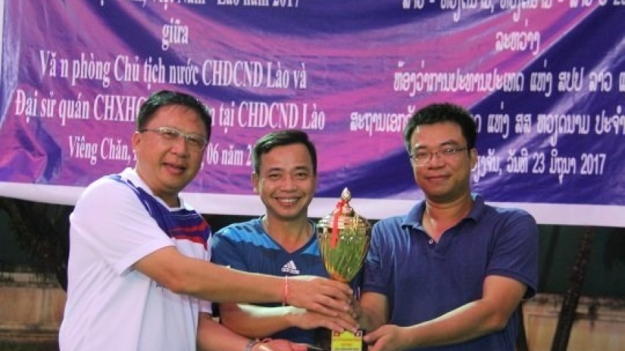 Vietnam-Laos friendly sports exchange opens in Vientiane