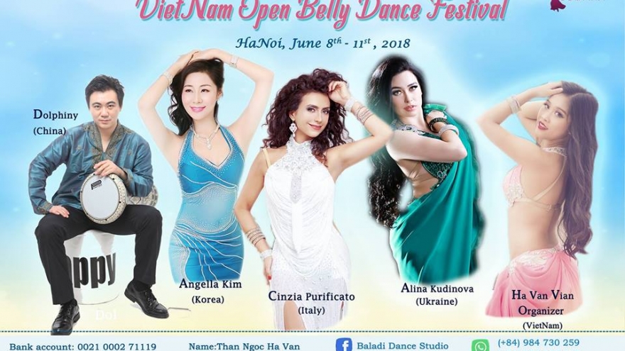 Vietnamese, int'l belly dancers to deliver dazzling performance