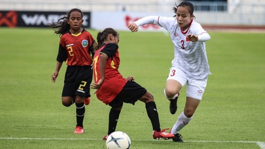 Vietnam beat Timor Leste at AFF U15 Girls’ Championship