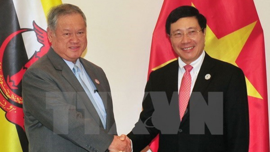 Deputy PM Pham Binh Minh meets Brunei Minister