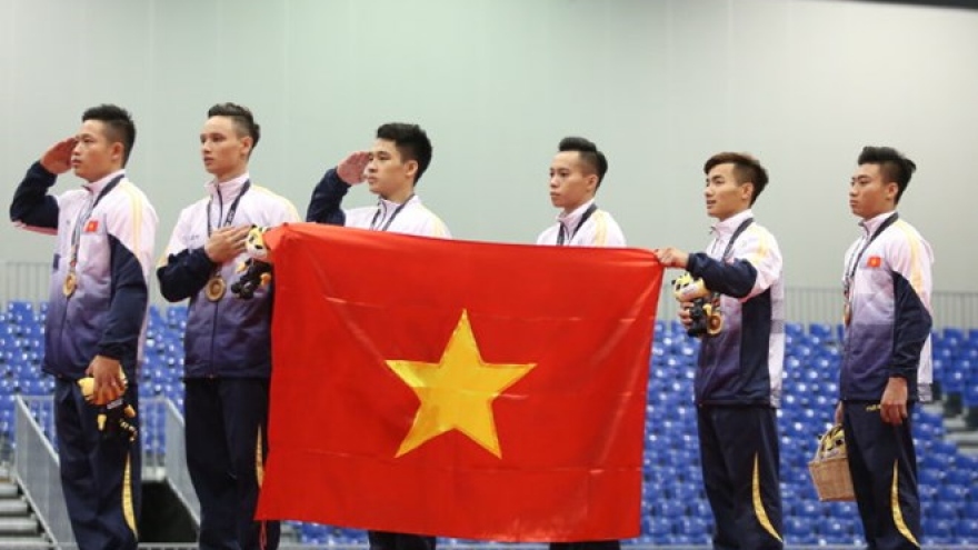
        SEA Games 29: Vietnam wins gold in gymnastics
                              