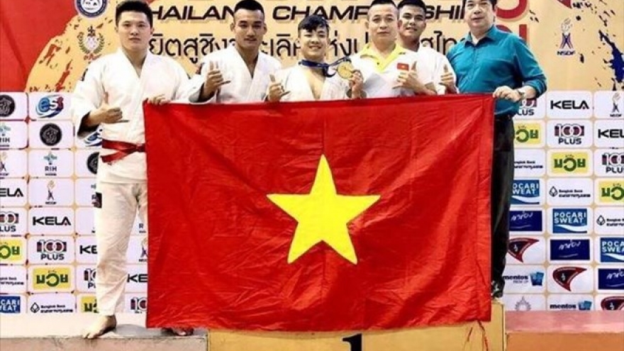 Vietnam wins gold medal at Ju-Jitsu Thailand Open