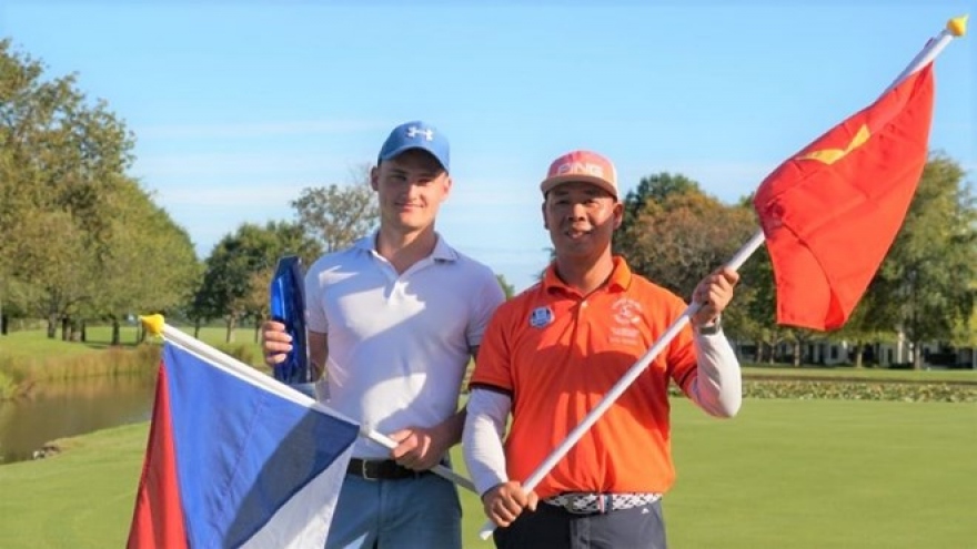 Vietnamese golfer finishes runner-up at Volvo World Challenge 2019