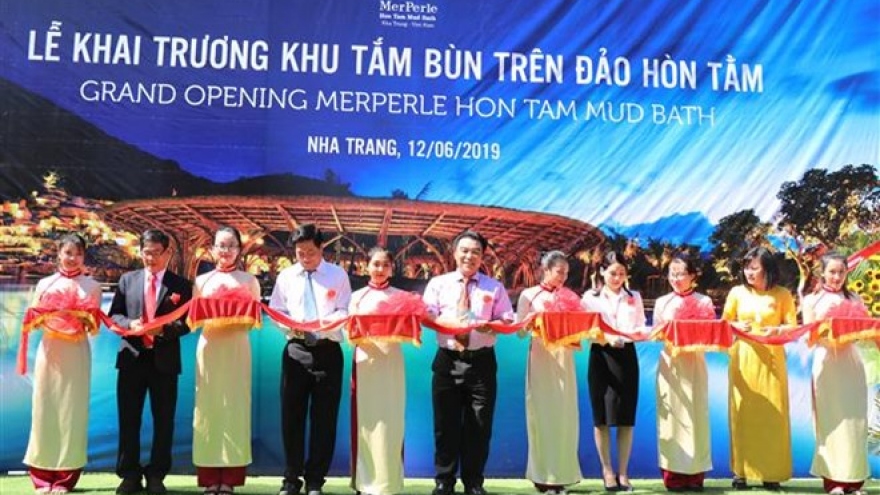 Vietnam’s largest mud bath area on island opens in Khanh Hoa