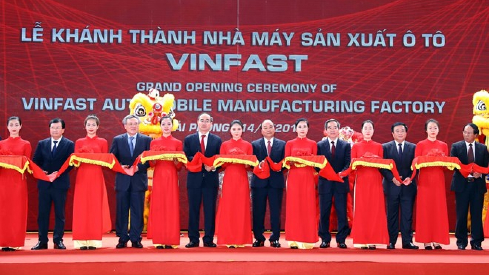 VinFast auto manufacturing factory opened in Hai Phong