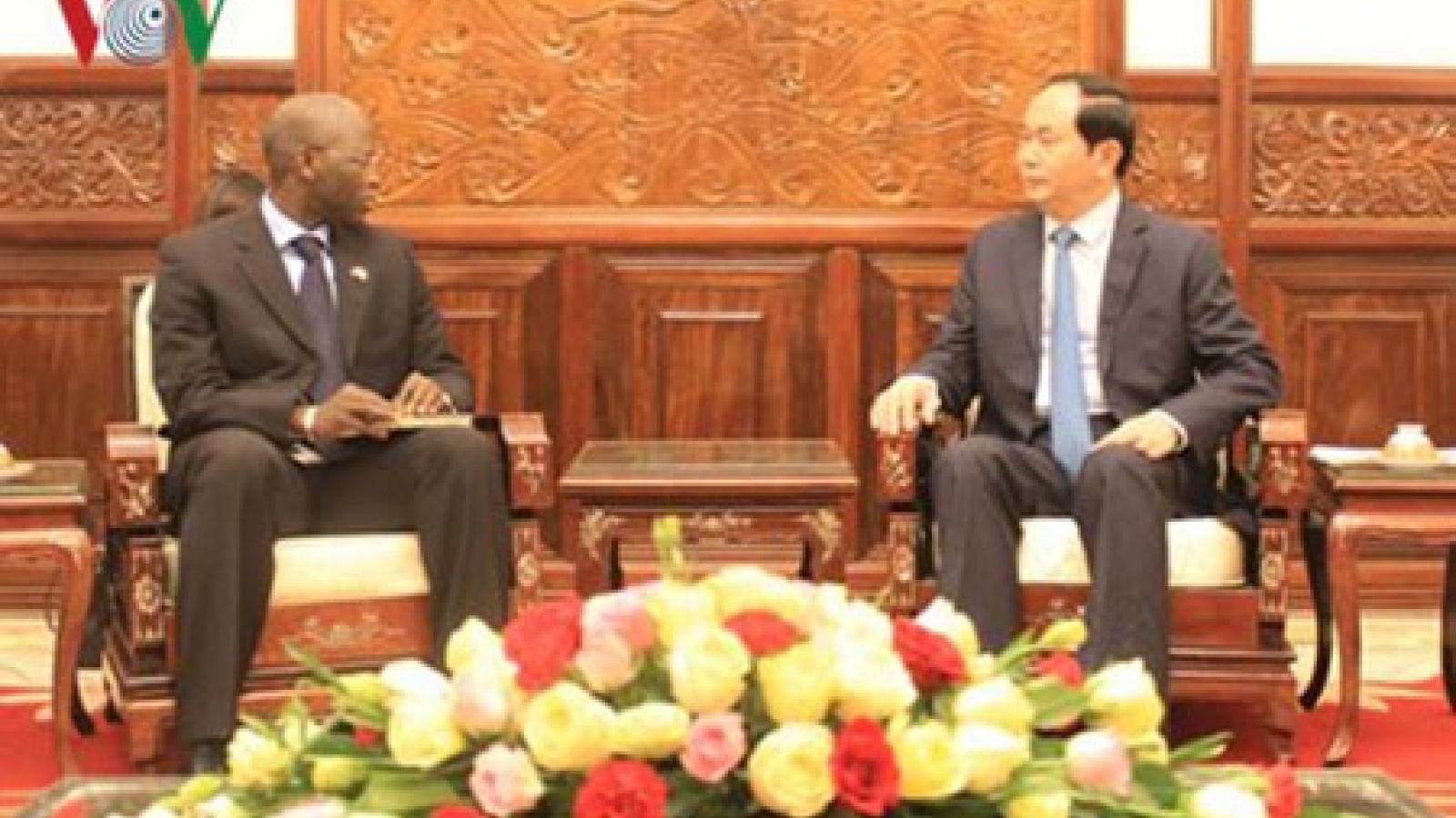 President hosts WB Country Director, outgoing Timor Leste Ambassador