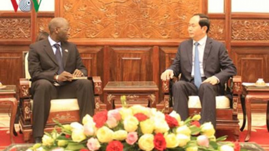 President hosts WB Country Director, outgoing Timor Leste Ambassador