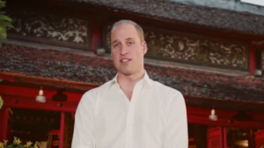 Prince William urges Vietnamese to protect wildlife in New Year video message