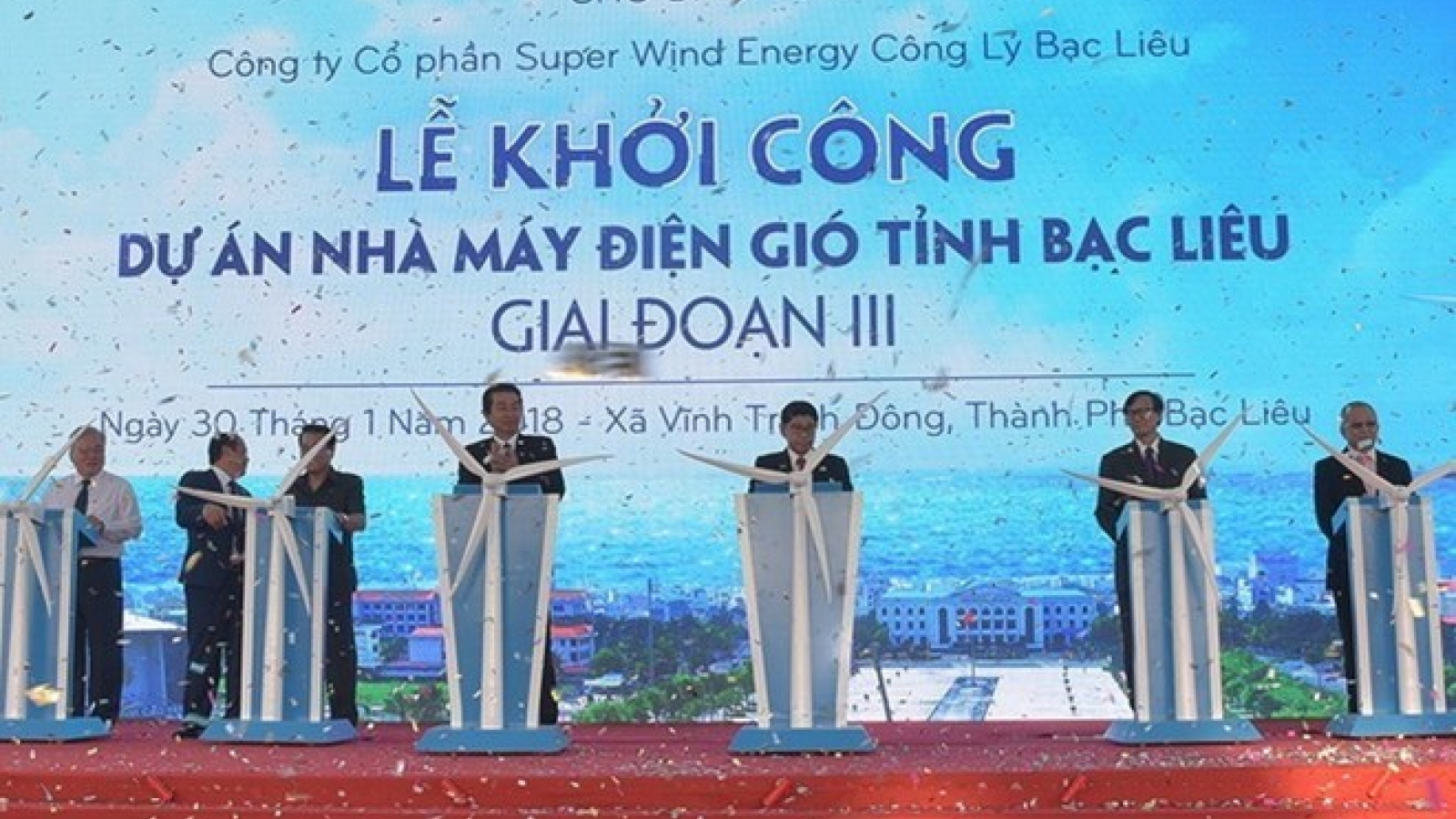 More turbines installed for Bac Lieu Wind Power Plant