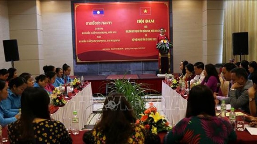 Women’s Unions of Quang Nam, Laos’ Sekong foster cooperation