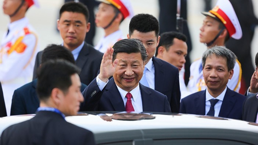 Top Chinese leader’s Vietnam visit in photos