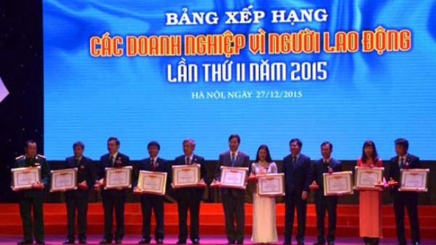 Outstanding employers in 2015 honoured