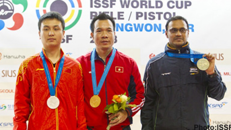 Vietnam wins four golds at SEA shooting champs