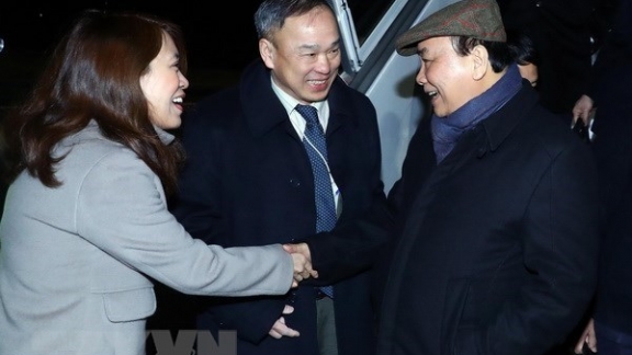 PM arrives in Switzerland, starting activities at WEF Davos 2019