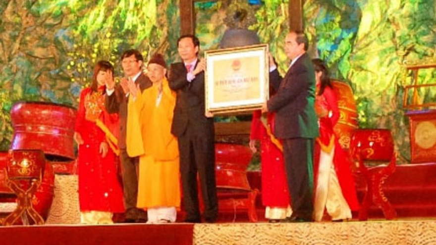 Yen Tu Buddhist site named special relic