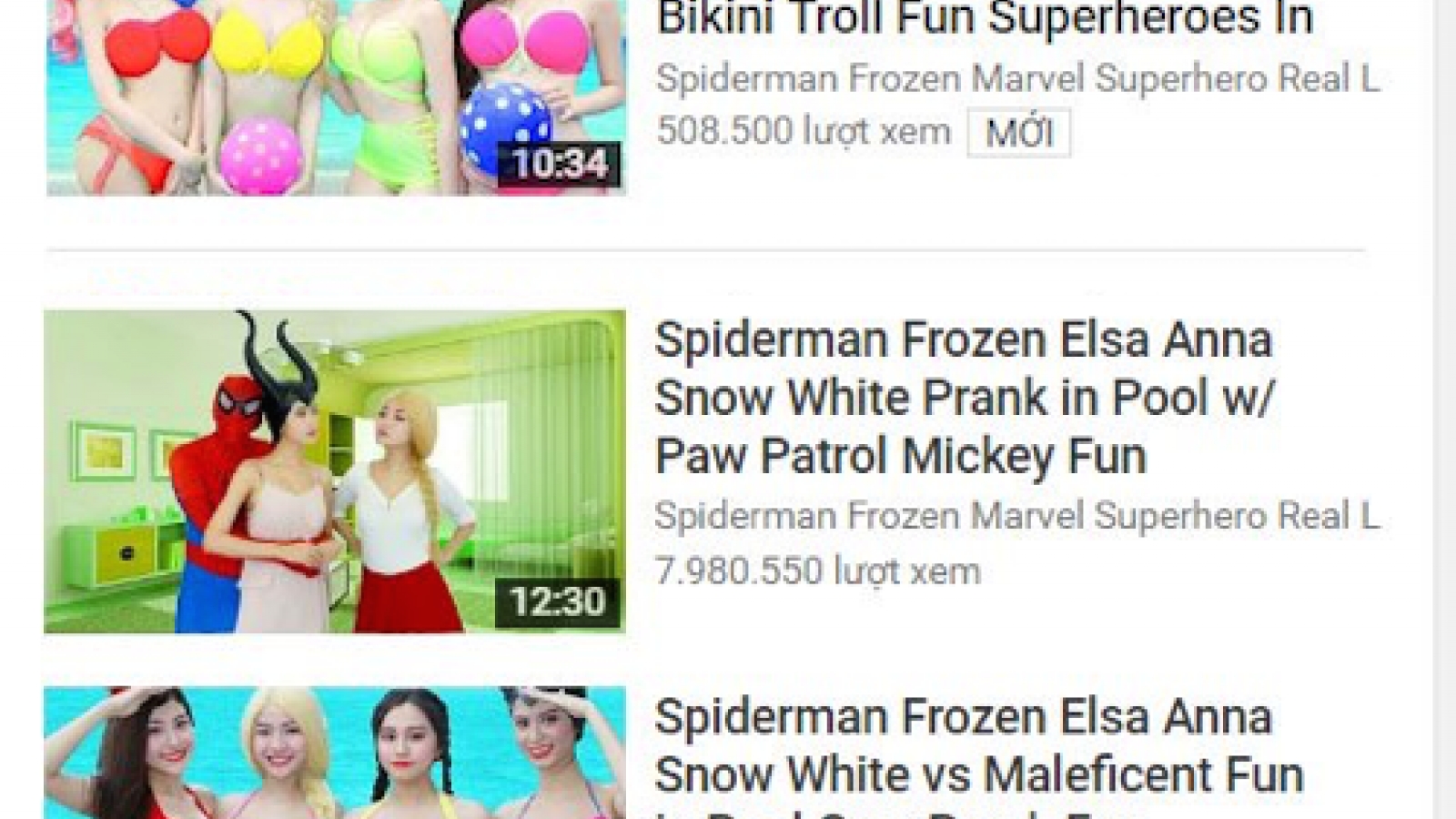 Parents shocked over adult content in YouTube videos for children