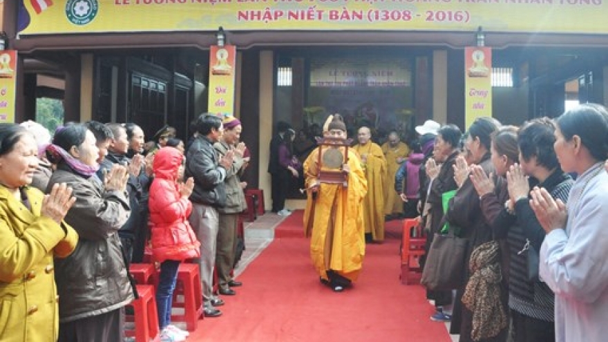 Ceremony marks 708th anniversary of King-Monk’s Nirvana attainment