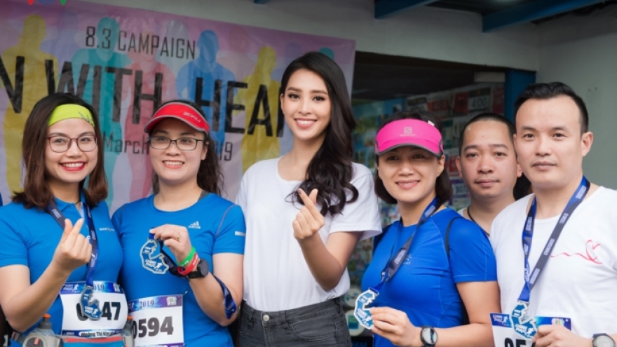 Tieu Vy participates in charity event