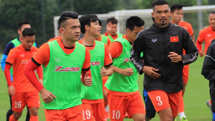 Photos from national football training camp  