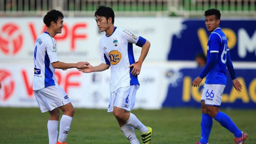 HAGL dethrone Quang Ninh Coal 5-0 in V-League 2018