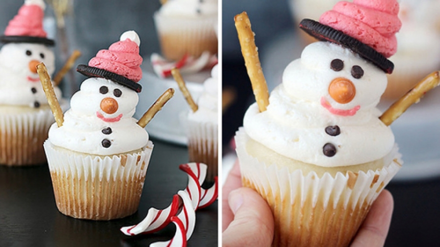 Unique cupcakes which celebrate Christmas Day