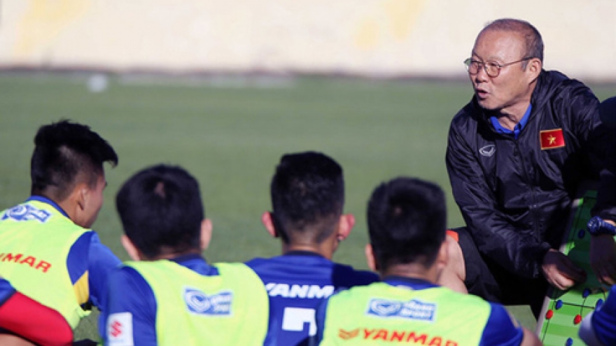 Vietnam’s national squad trains in Jordan