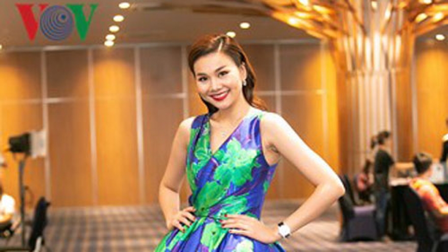 Thanh Hang radiant at casting for The Face Vietnam