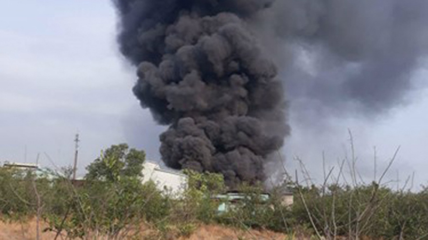 Fire destroys HCM City plastic bead factory