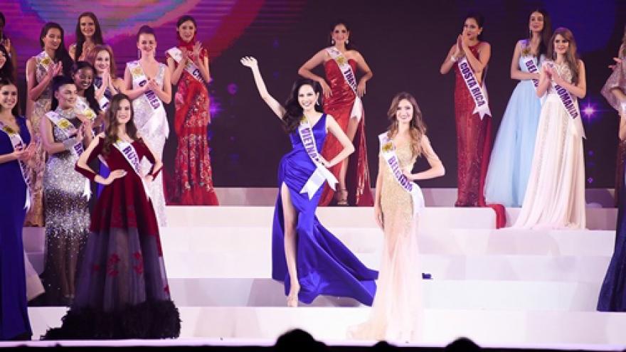 Dieu Linh wins Miss Global Tourism 2018 title