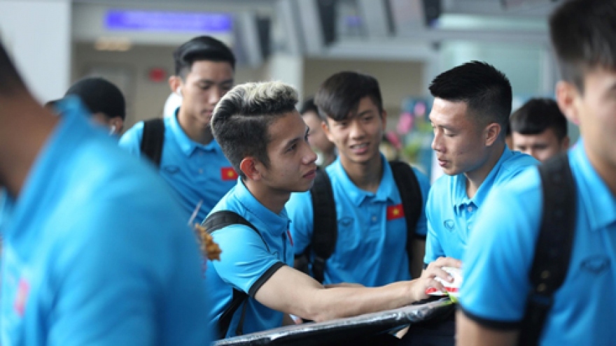 National men’s football team jet off to Philippines for AFF Cup semi-finals