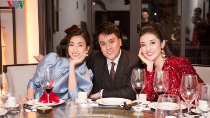 My Linh, Huyen My sparkle at Hanoi event