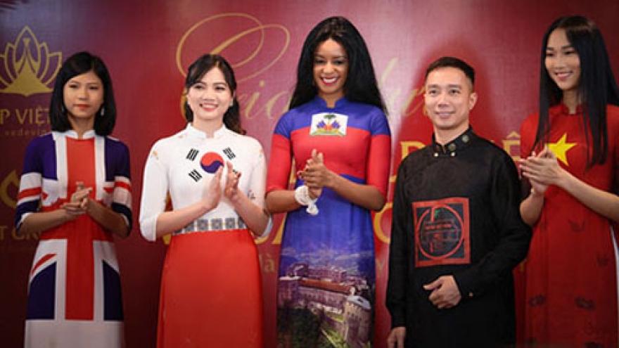 Hoai Nam brings Ao dai collection to Cannes 