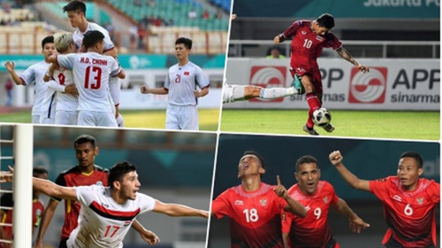 Vietnam among 16 football teams securing places in ASIAD next round