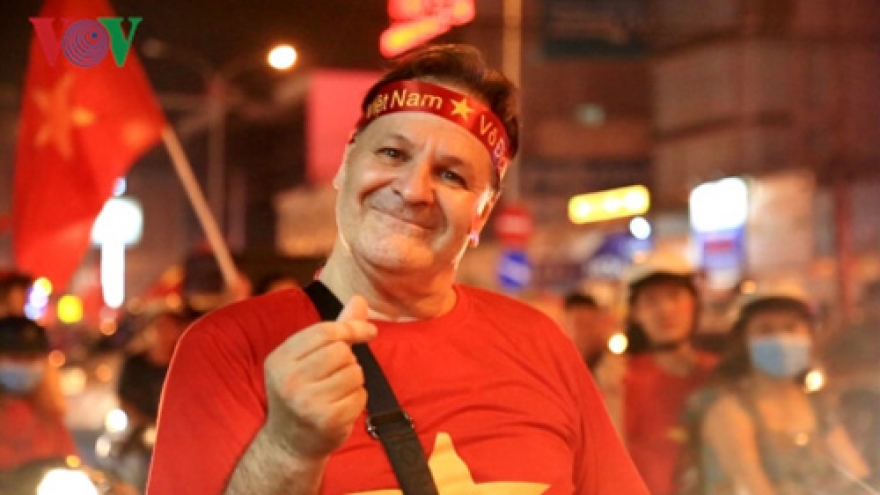 Football fans across Vietnam erupt in joy 