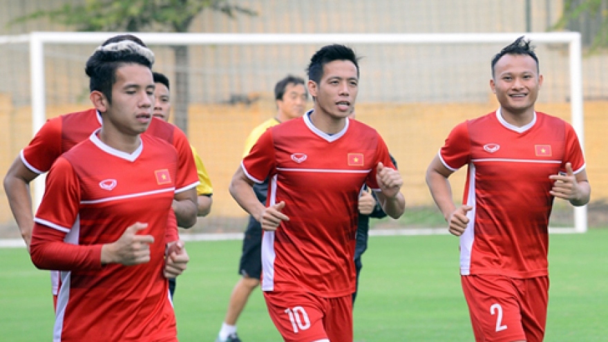 National team holds training session ahead of crunch tie against the Philippines