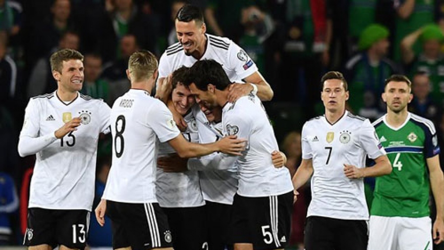 Germany tops world FIFA rankings