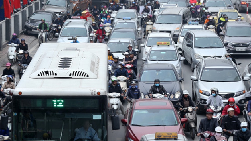 In photos: Gridlock as Hanoi prepares for TET holidays