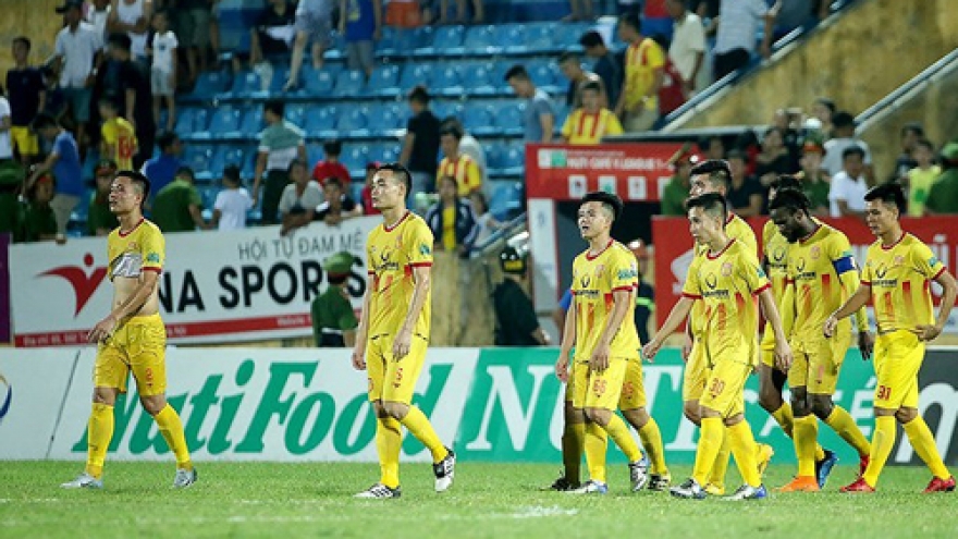 V-League table ahead of 24th round: Nam Dinh retain 13th place