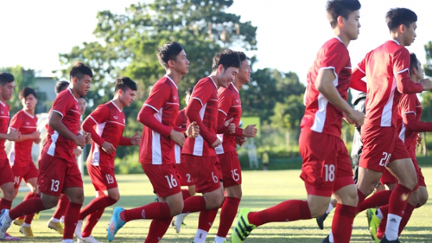 National team holds first training session in Philippines