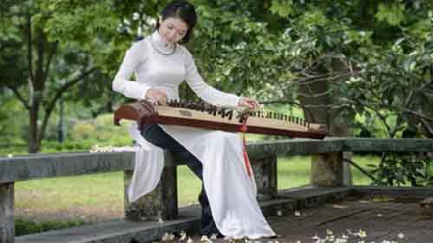 The 16-string Zither - traditional Vietnamese musical instrument
