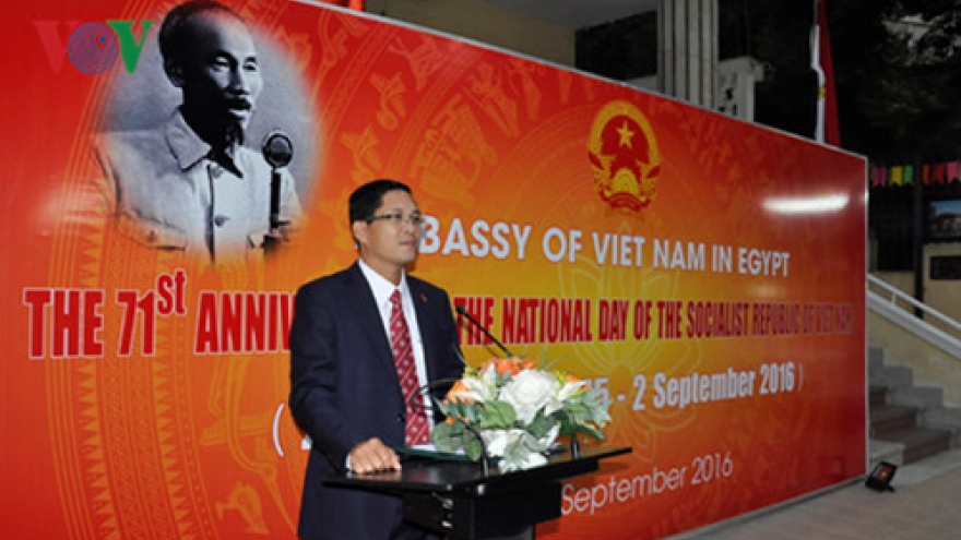 Vietnam Embassy in Egypt celebrates National Day 